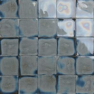 Grey blue glazed tiles