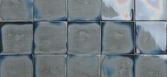Grey blue glazed tiles